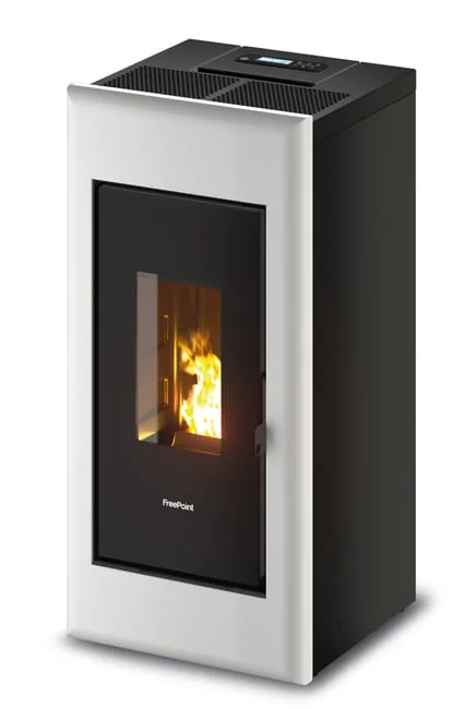 Freepoint One 7 T2 9 kW Poêle à granulés étanche blanc 9 kW
