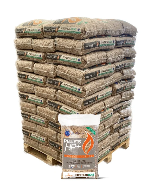 Pellets Piveteau 15 kg x72 – Palette 1080 kg – ENplus A1